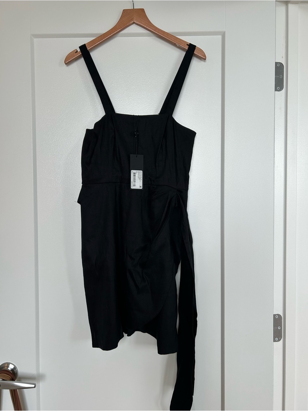 Gianni Bini Black Mini Dress with Waist Sash